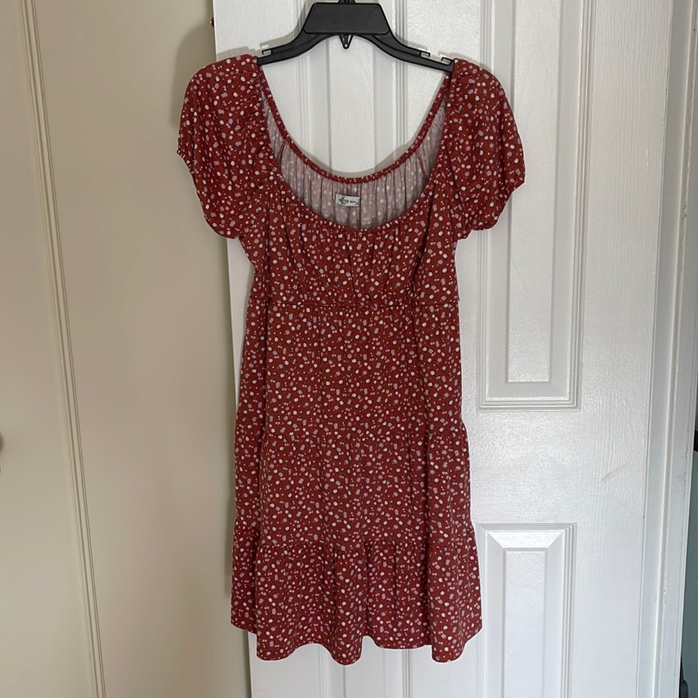 Off the Shoulder Floral Dress